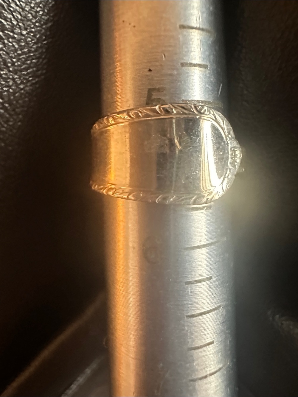 sz 5.5 sterling silver ring made by my parents